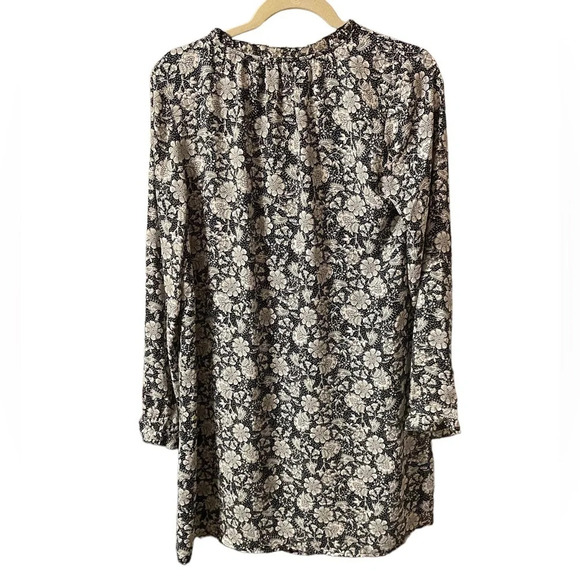 LOFT LONG SLEEVE FLORAL SHIFT DRESS - Picture 2 of 5